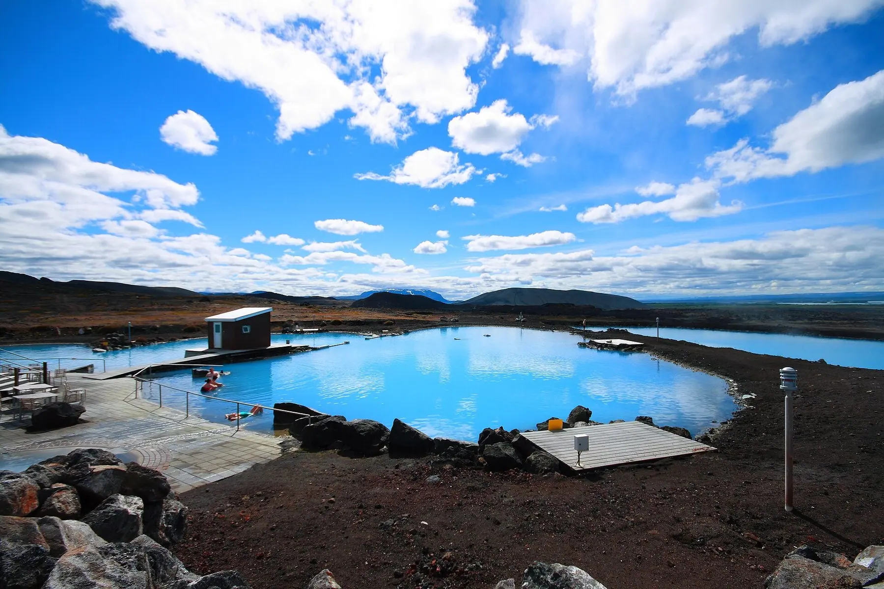 The geothermal lagoon at Mývatn Nature Baths