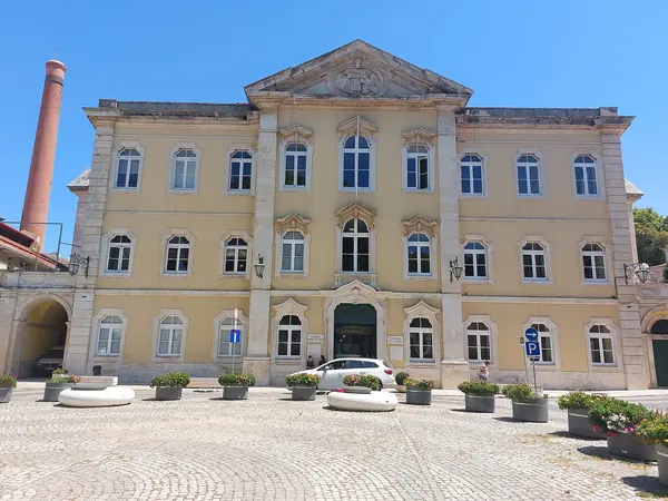 Main façade of the Rainha D. Leonor thermal hospital, Caldas da Rainha