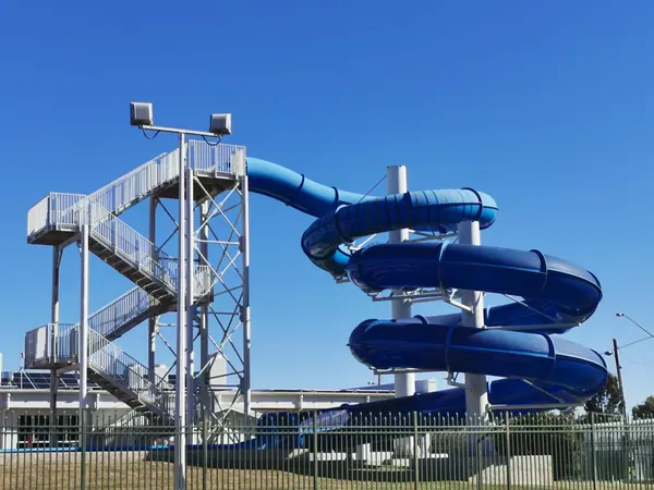 Open-air pools at the Moree Artesian Aquatic Centre in New South Wales