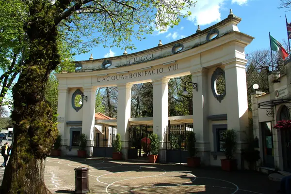 The Bonifacio VIII spa park at Fiuggi