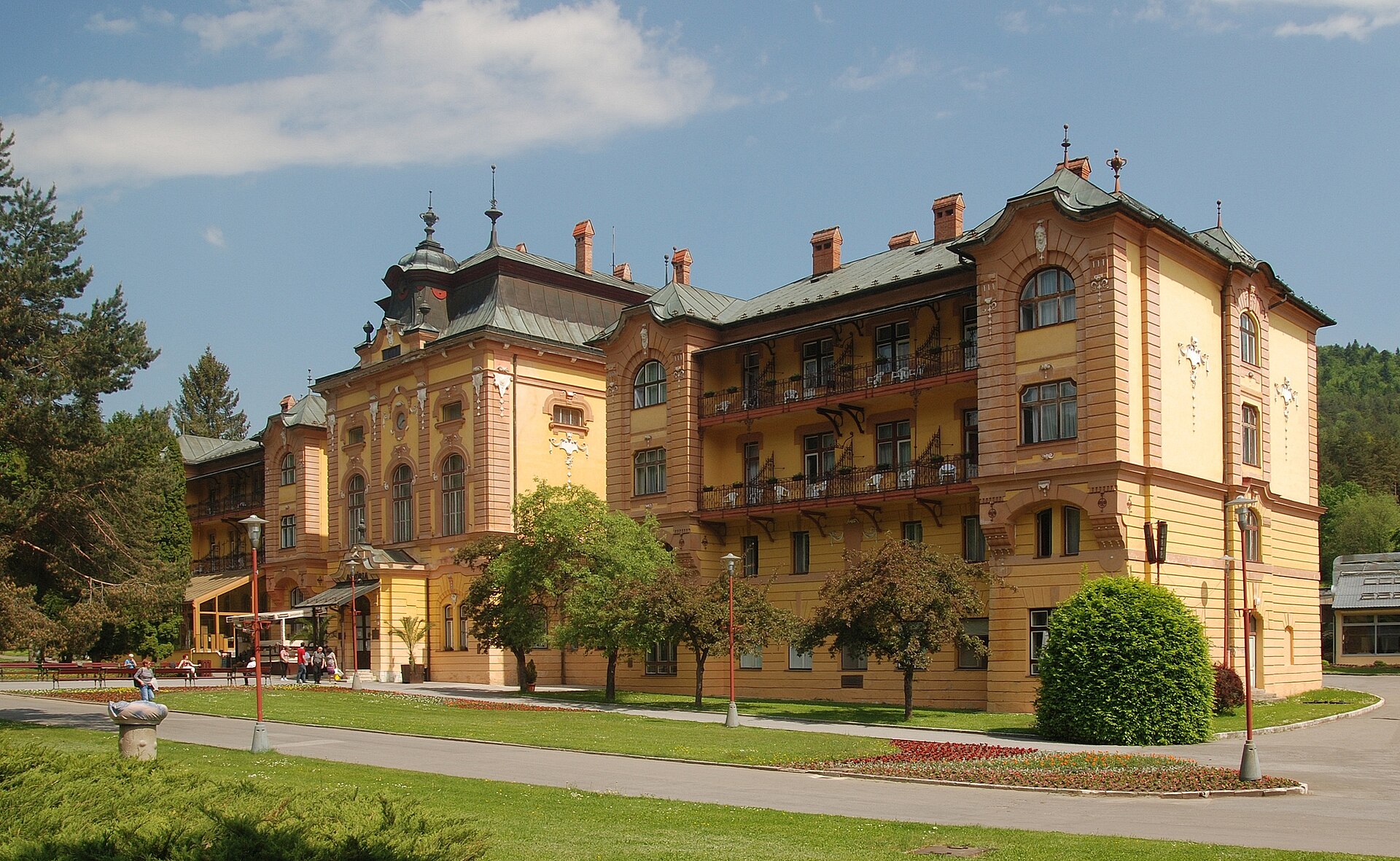 Spa house at Bardejovské Kúpele