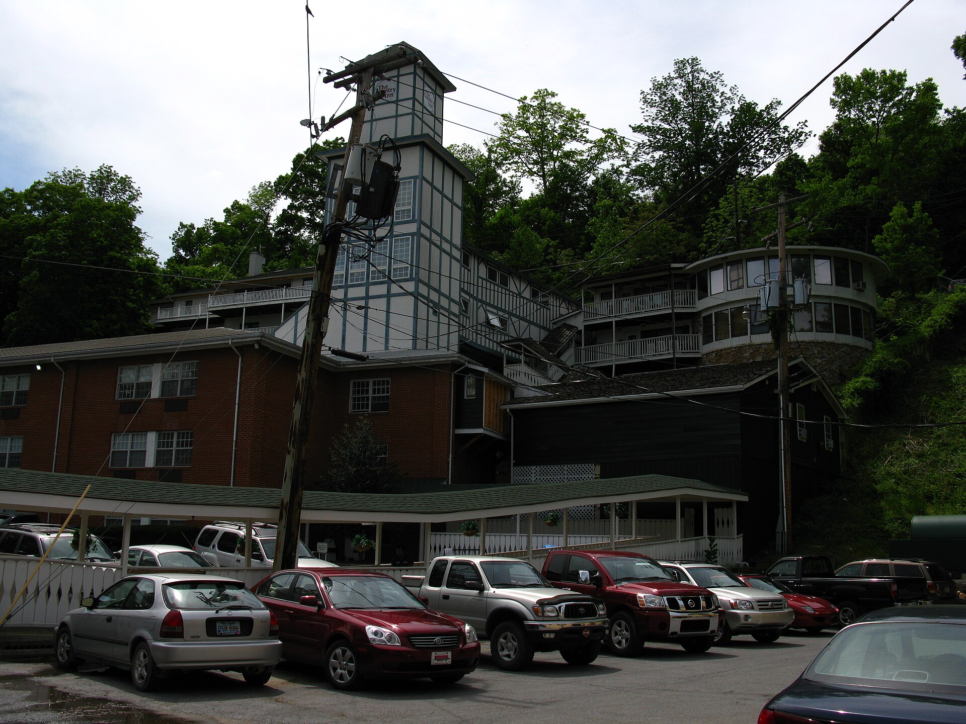 The springs and bathhouse at Berkeley Springs State Park