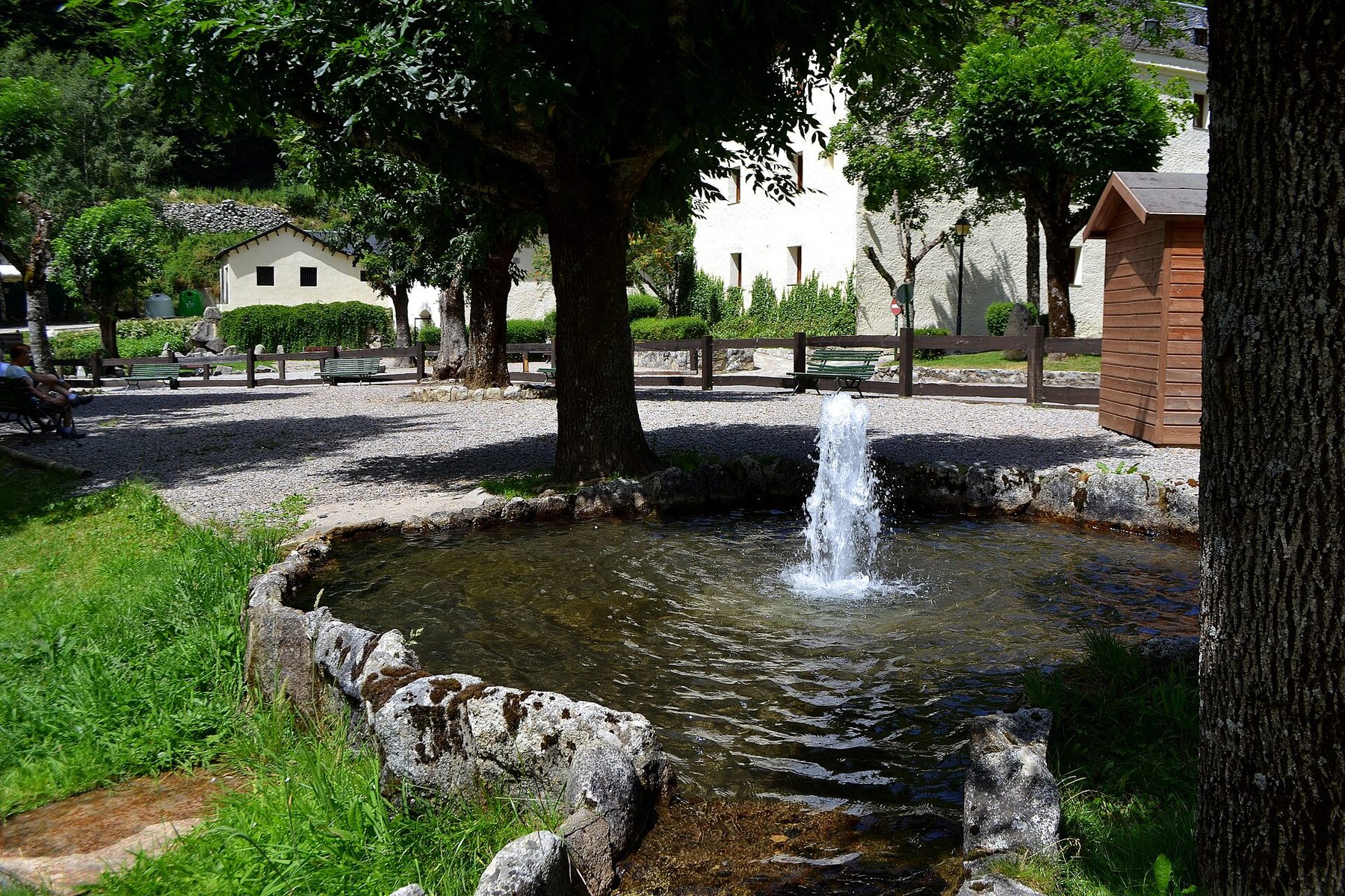The thermal resort of Caldes de Boí in the Vall de Boí