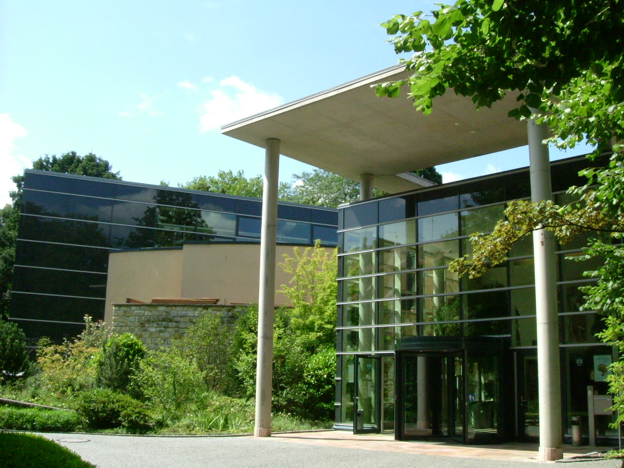 Entrance building of the Carolus Thermen in Aachen