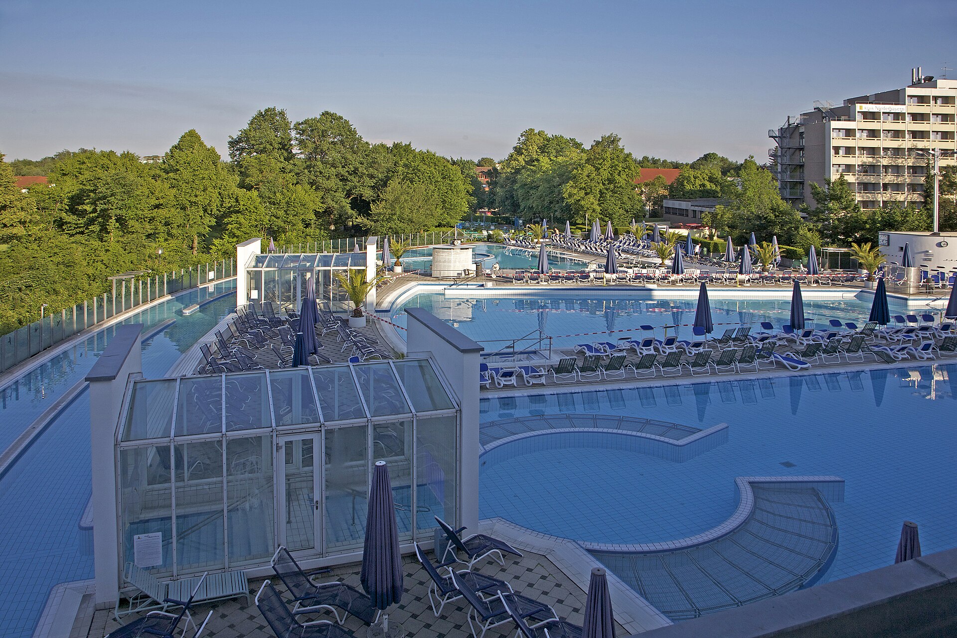 Thermal pools at Bad Füssing in Lower Bavaria