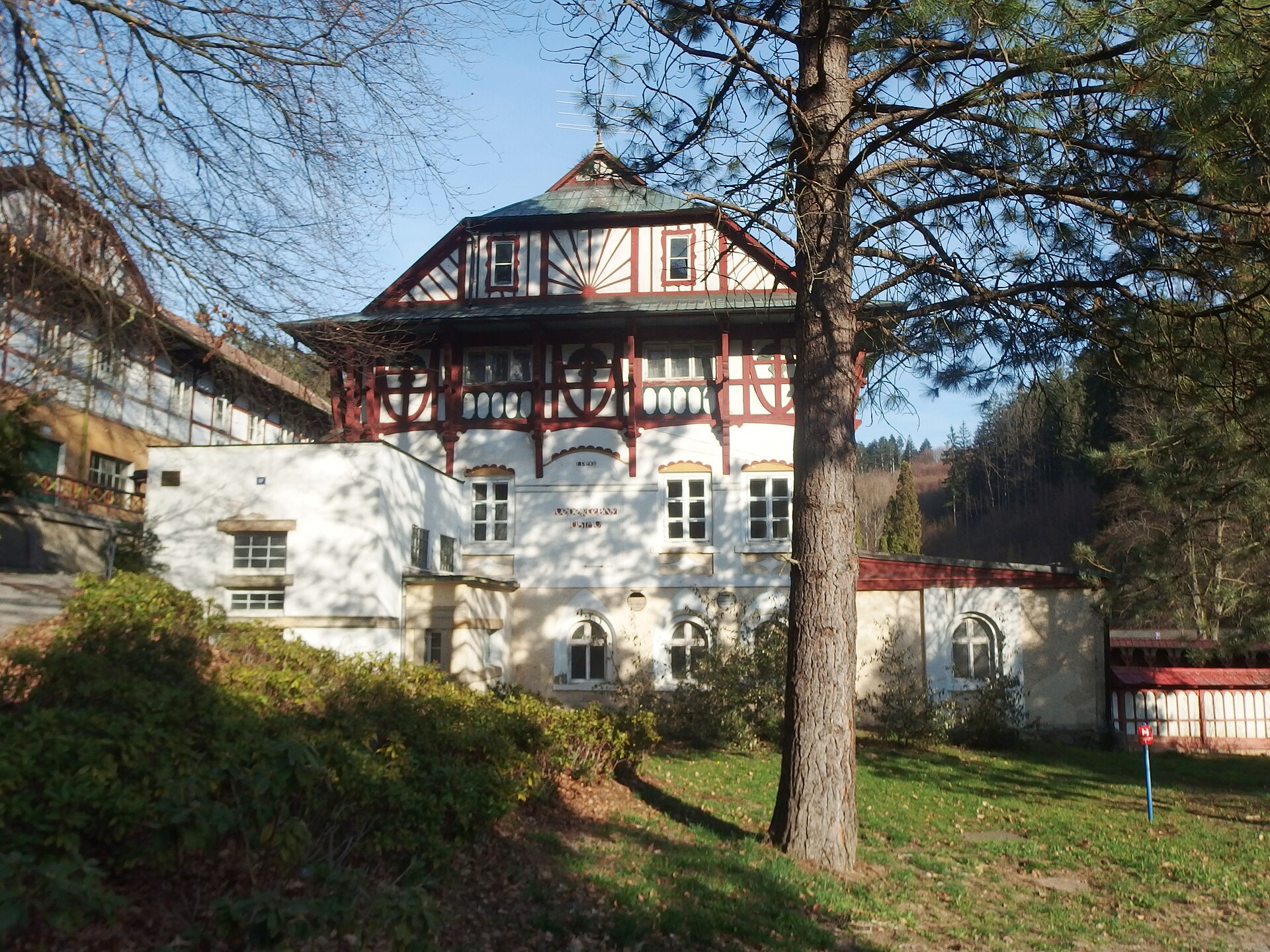 Spa architecture at Lázně Luhačovice