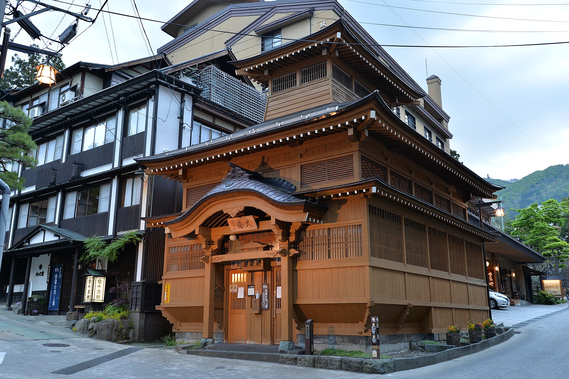 The Ōyu bathhouse in Nozawa Onsen