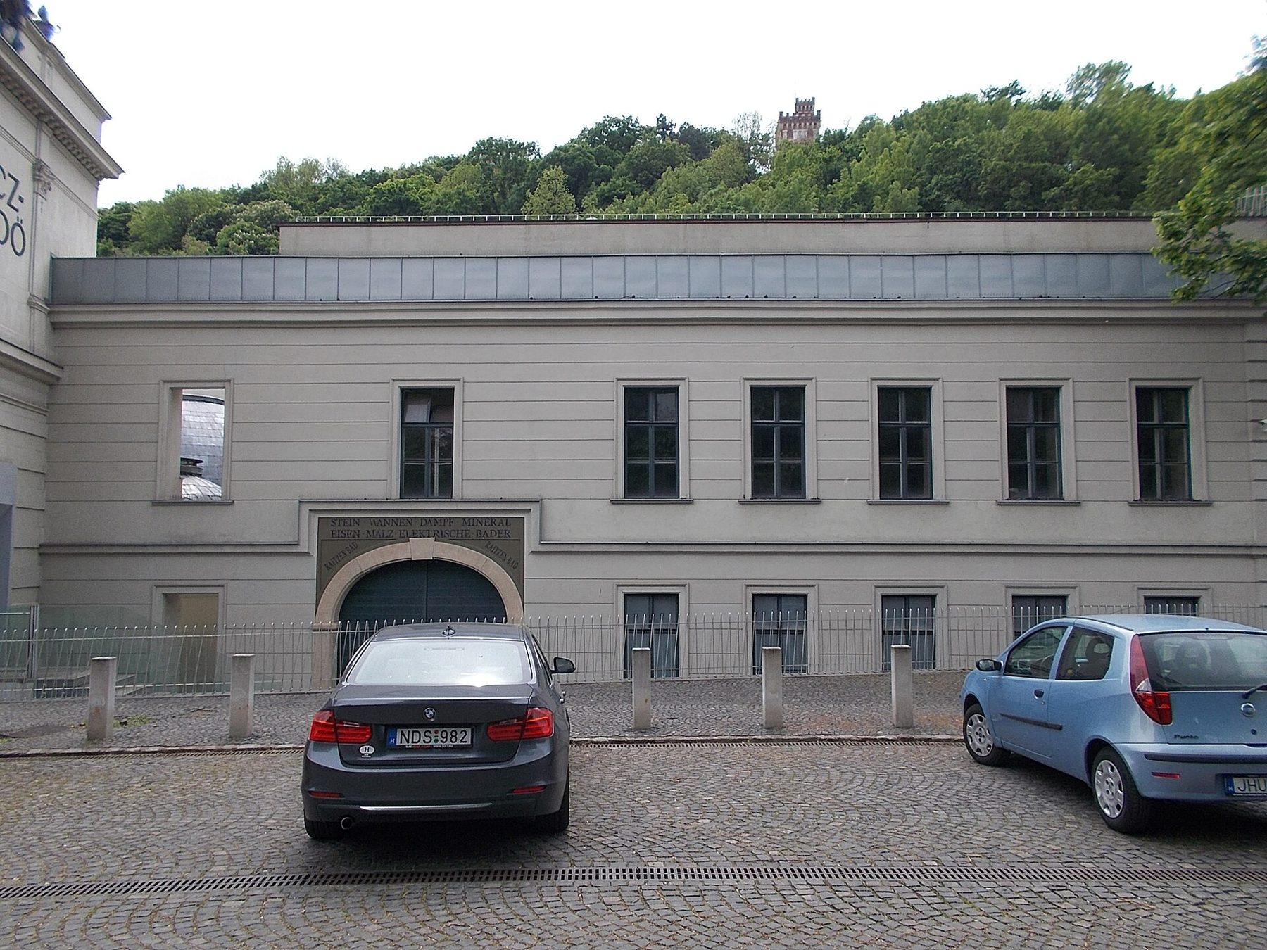The west wing of the Rác Thermal Bath in Budapest