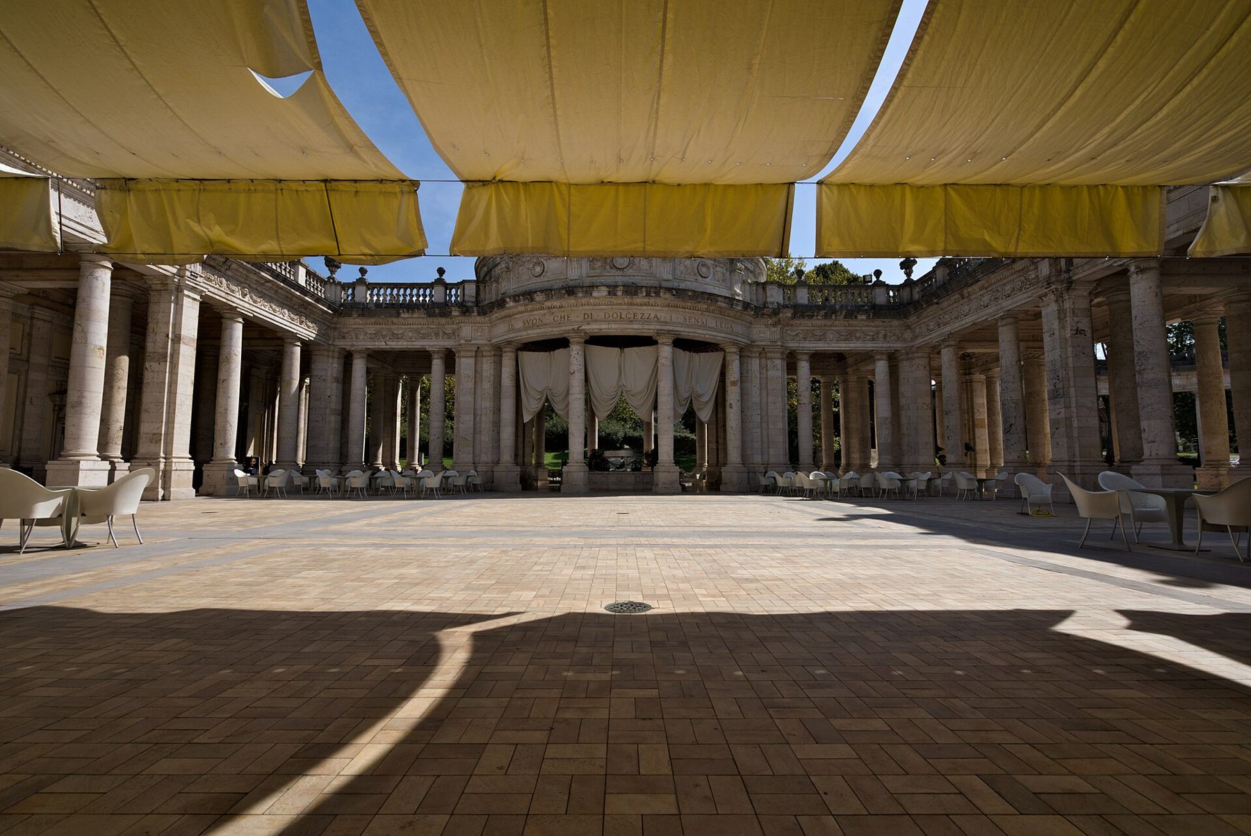 The Tettuccio thermal halls at Montecatini Terme