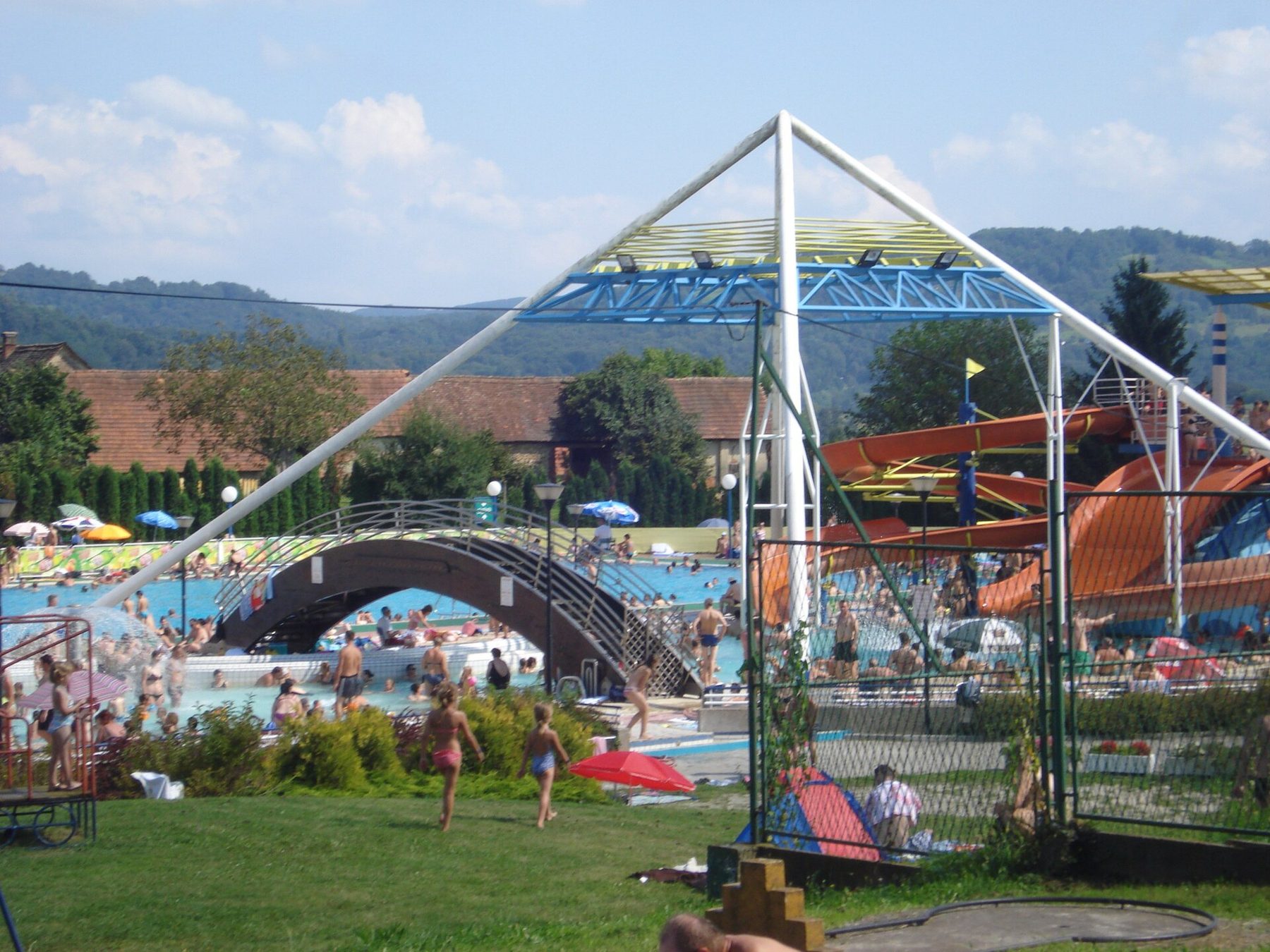 The bathing complex at Varaždinske Toplice