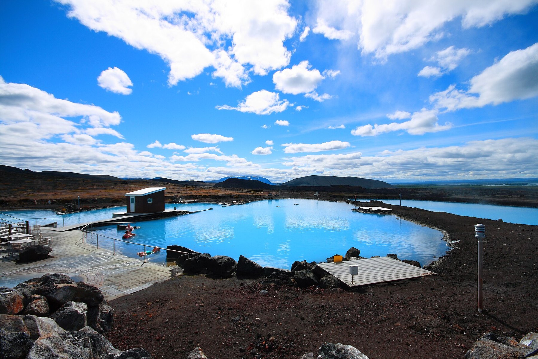 The geothermal lagoon at Mývatn Nature Baths