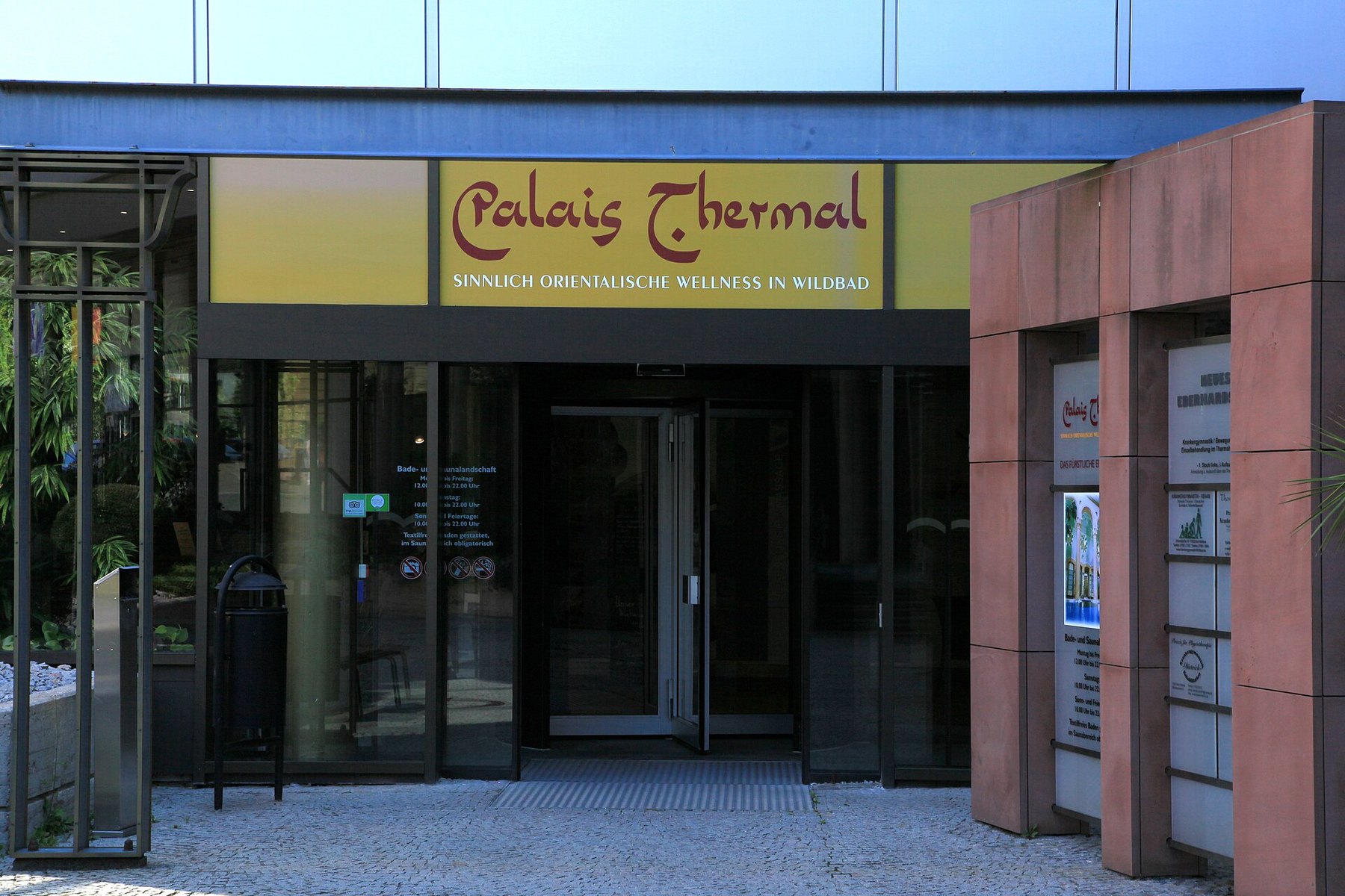 The Palais Thermal bathing palace in Bad Wildbad